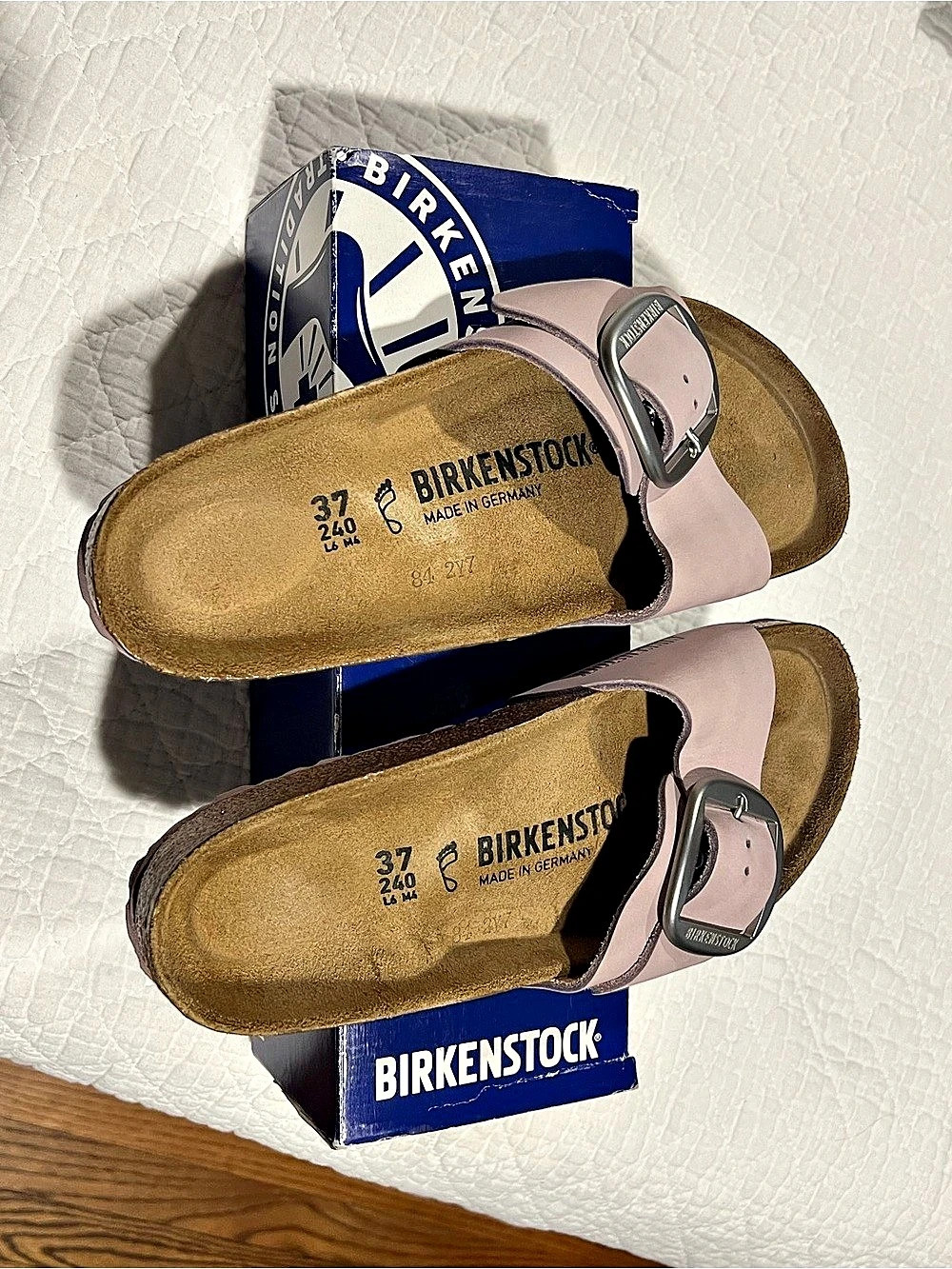 Birkenstock Madrid Big Buckle Yomo Lilac EU 37 Normal Regular Width